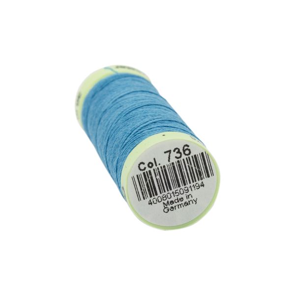 Нитки отделочные Gutermann Top Stitch 30 (30 метров), 5 кат. | 736 голубая лагуна
