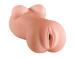 Мини-мастурбатор Angie с рельефом, (вторая кожа) (Цвет: телесный)