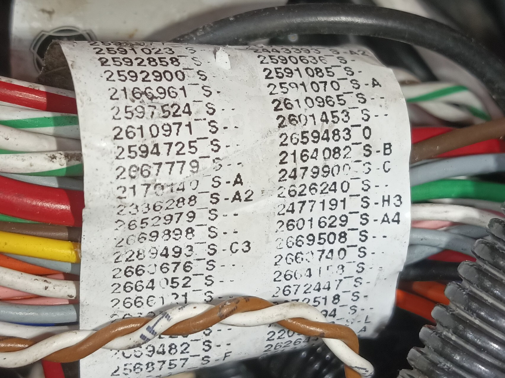 Проводка шасси основная 2019г