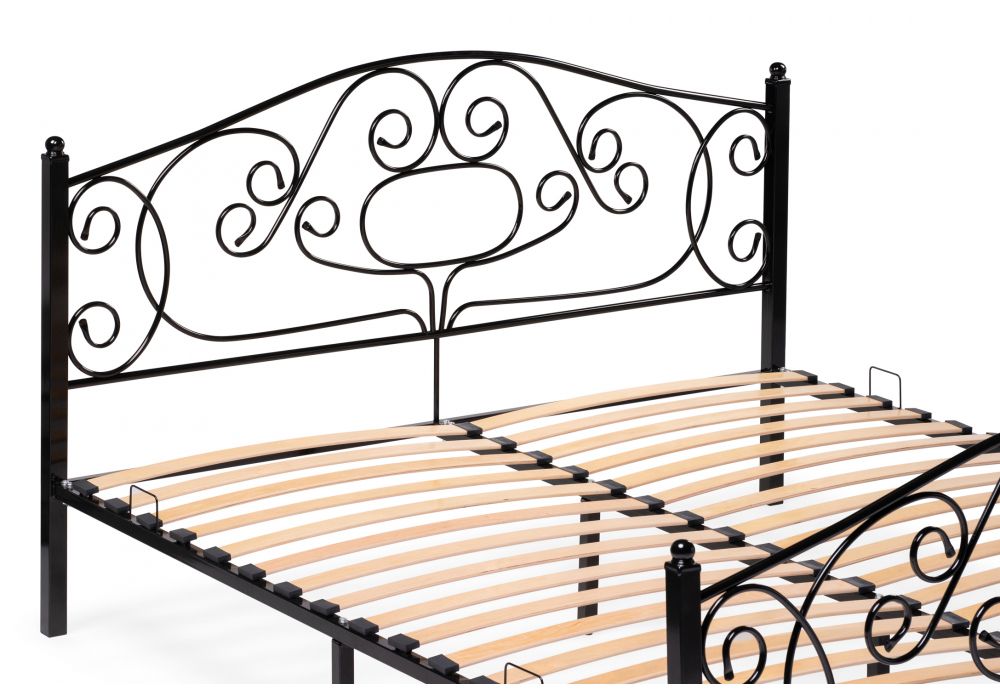 Двуспальная кровать Викси 180х200 черная