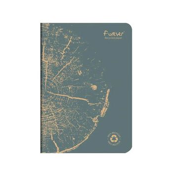 Тетрадь Clairefontaine Forever Premium, A5 в линейку 90 грамм Lead Grey (68486C_GRY)