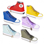 Пенал - косметичка Alingar, ткань, молния, форма-кеды, 130 х 210 мм, "Кеды", ассорти