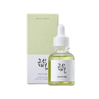 Антиоксидантная успокаивающая сыворотка BEAUTY OF JOSEON Green Tea & Panthenol Facial Serum