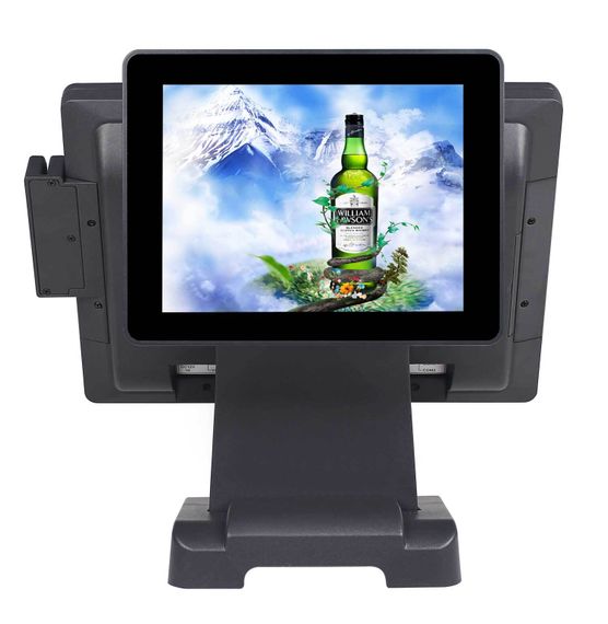 Сенсорный моноблок POScenter JAM (15&quot;, P-CAP touch, Intel® J1900 2.0GHz; 4Gb RAM; 64Gb SSD; MSR) черный