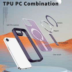 Прозрачный чехол Mesh Pro Magnetic Case для iPhone 16e