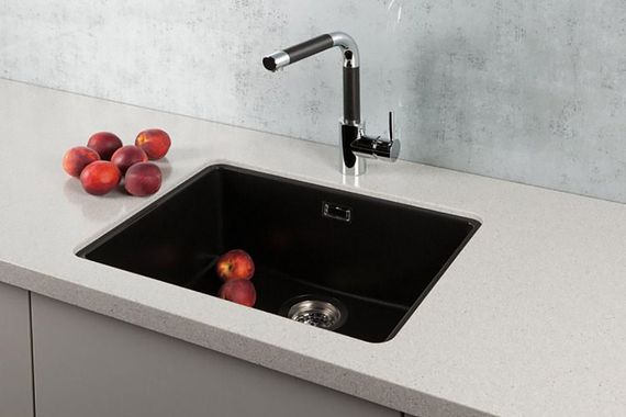 Мойка SCHOCK Soho 60 (N-100) Cristadur 550x430 (подстольный монтаж) серебристый камень