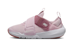 Middle-aged children's Nike Flex Advance shock absorption, non-slip, wear-resistant, low-top running shoes pink and white