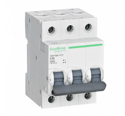 Автоматический выключатель Schneider Electric City9 Set 3P AB 32А С 4,5кА 400В