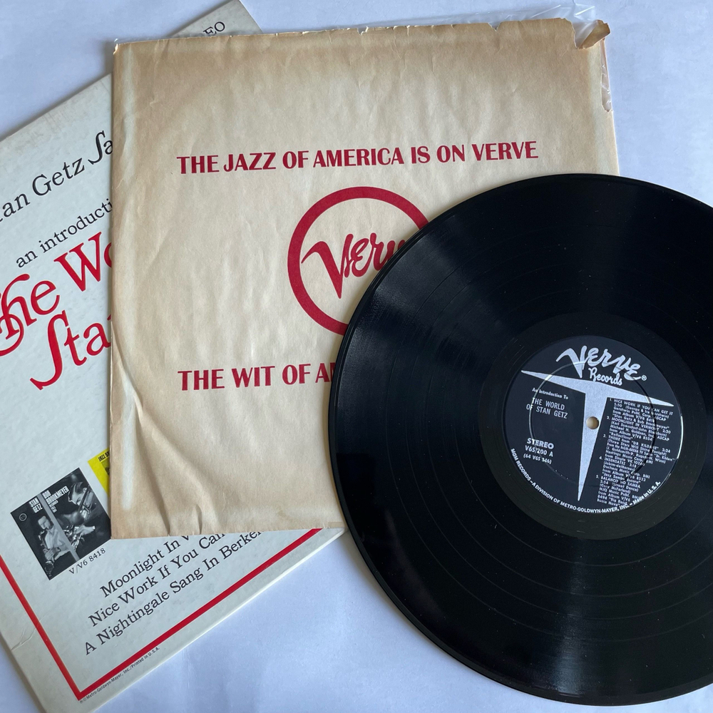 Винтажная виниловая пластинка LP Stan Getz, A Stan Getz Sampler: An Introduction To The World Of Stan Getz (США 1964)