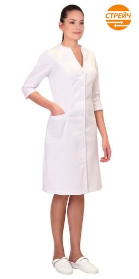 Халат женский "Сириус-Стелла" (белый)