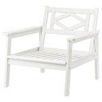 Садовое кресло - BONDHOLMEN IKEA/  БОНДХОЛЬМЕН ИКЕА,  73х77 см, белый