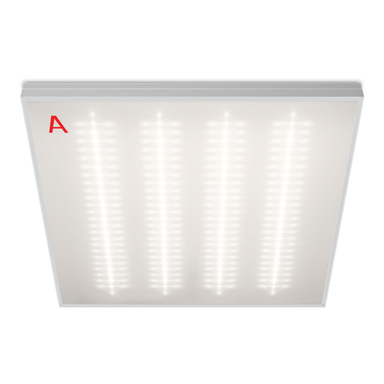 Светильник ОФИС ДВО01-052 с БАП EM3 36Вт 4000К IP40 Микропризма 4400лм 595х595х40мм WOLTA PRO