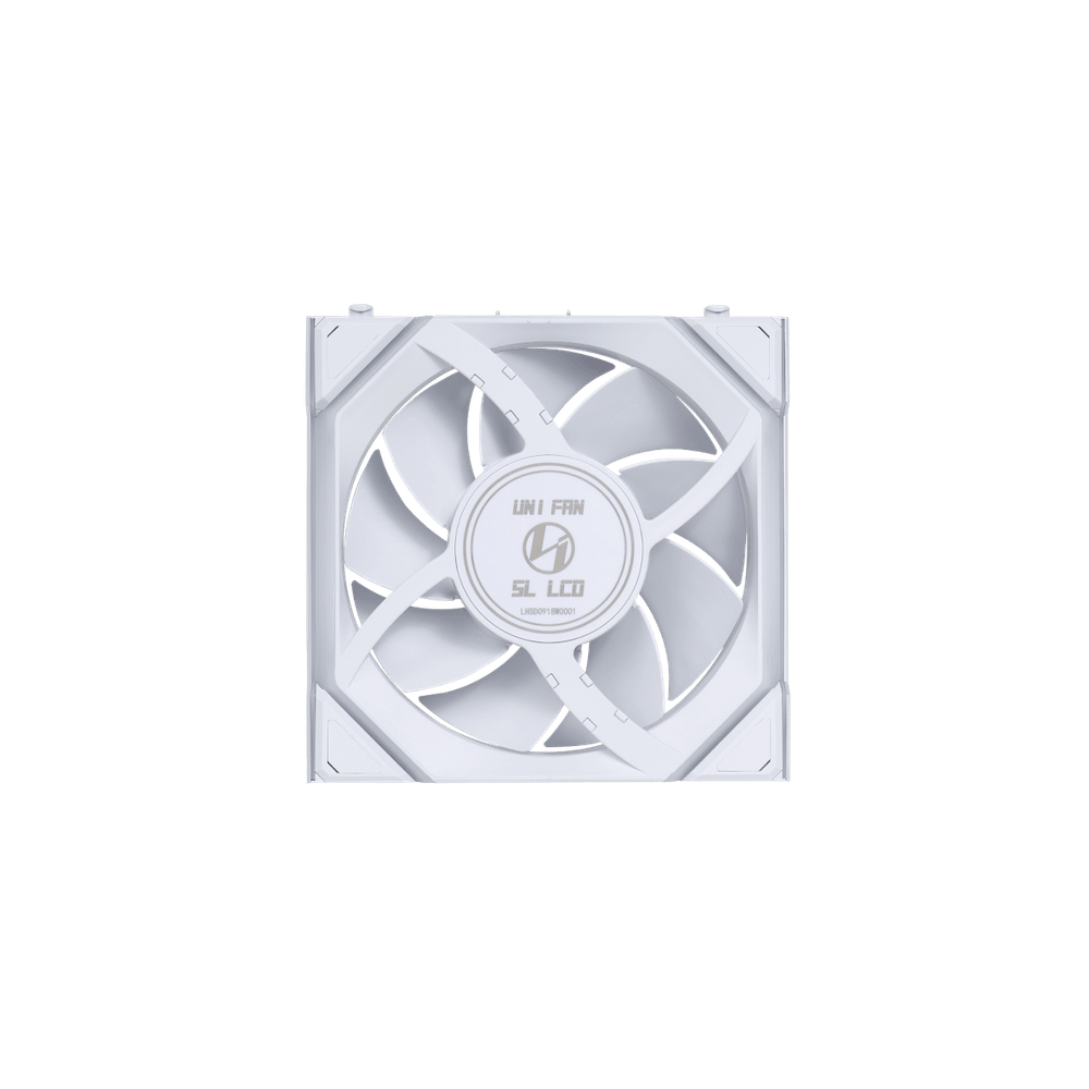 Вентилятор для корпуса Lian Li UNI FAN SL WIRELESS LCD 120mm No controller White G99.12SLLCD1W1W.00
