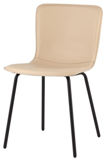 Стул обеденный Pluto бежевая экокожа