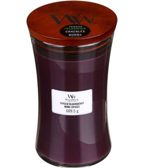 Пряная ежевика, ароматическая свеча, WoodWick