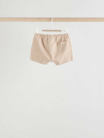 Футболка и шорты в комплекте для малышей Next E81-349, 3 шт., Молочный, Голубой, Коричневый