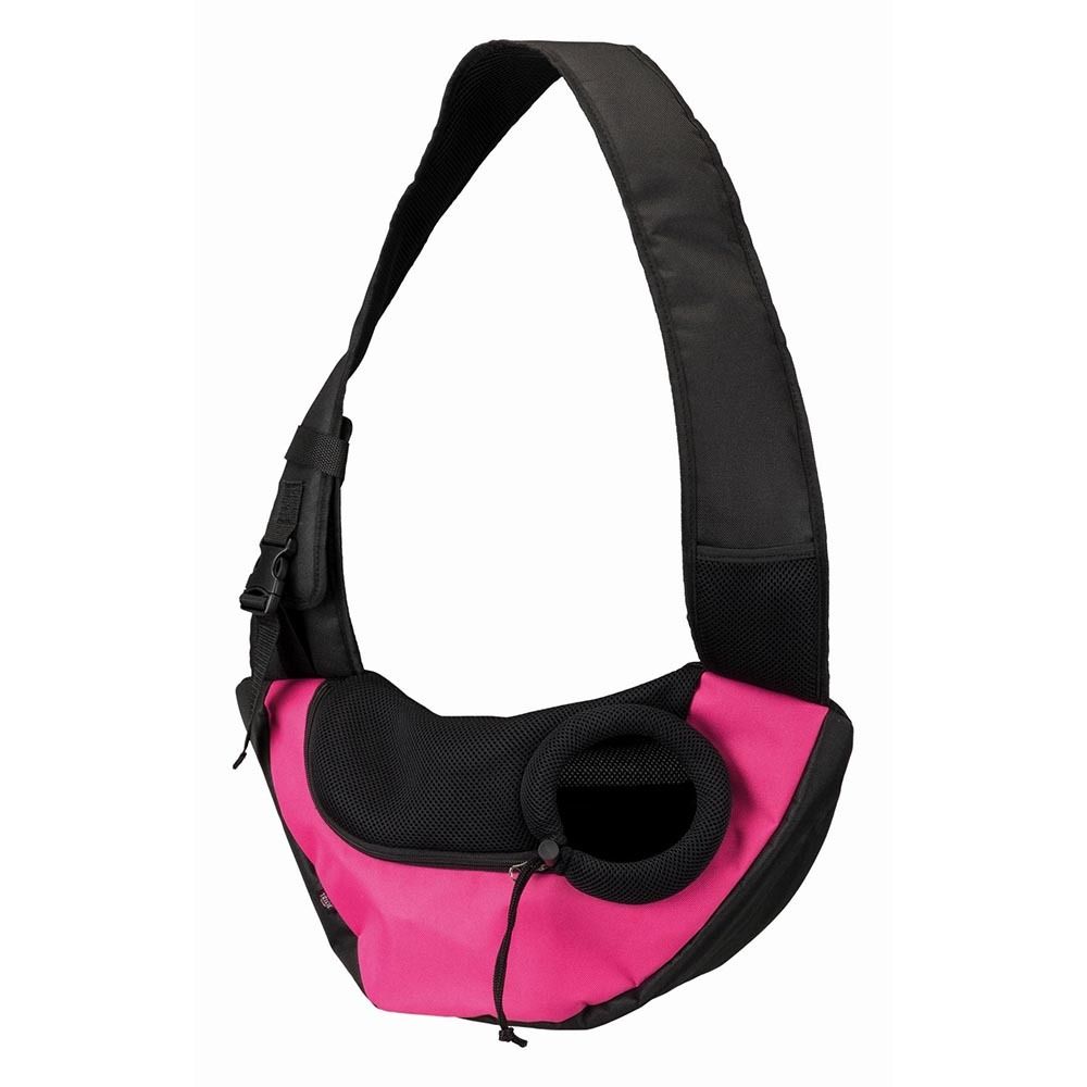 Trixie Слинг-переноска Sling 50х25х18 см, розовый/чёрный