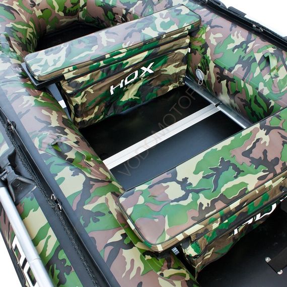 Надувная лодка HDX CARBON 370 ( зеленый камуфляж ) дерев. пол P/L