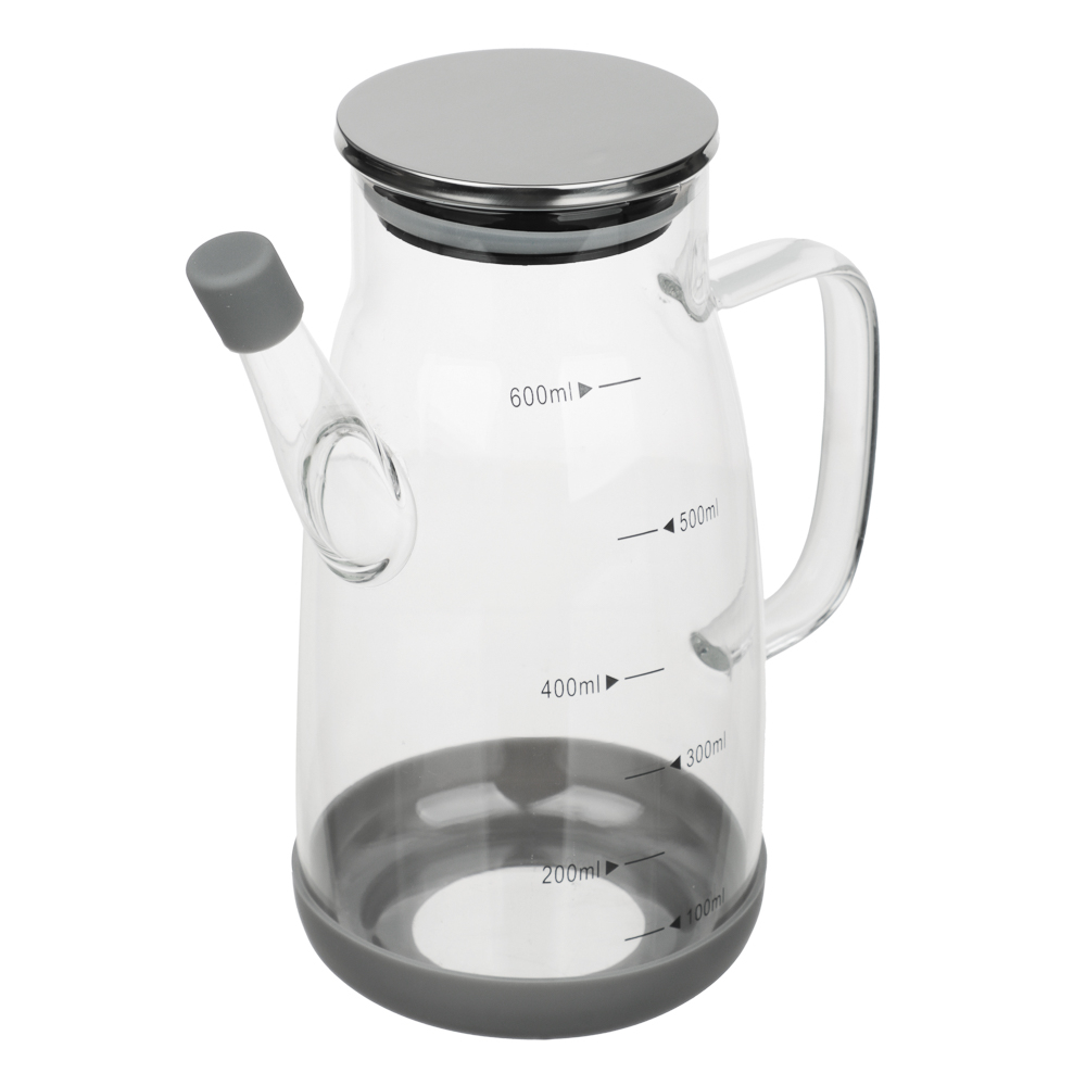 VETTA Кувшин для масла/уксуса, 600мл, стекло, силикон, металл, пластик