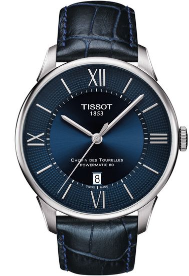 Мужские часы Tissot T099.407.16.048.00 Chemin des Tourelles Powermatic 80