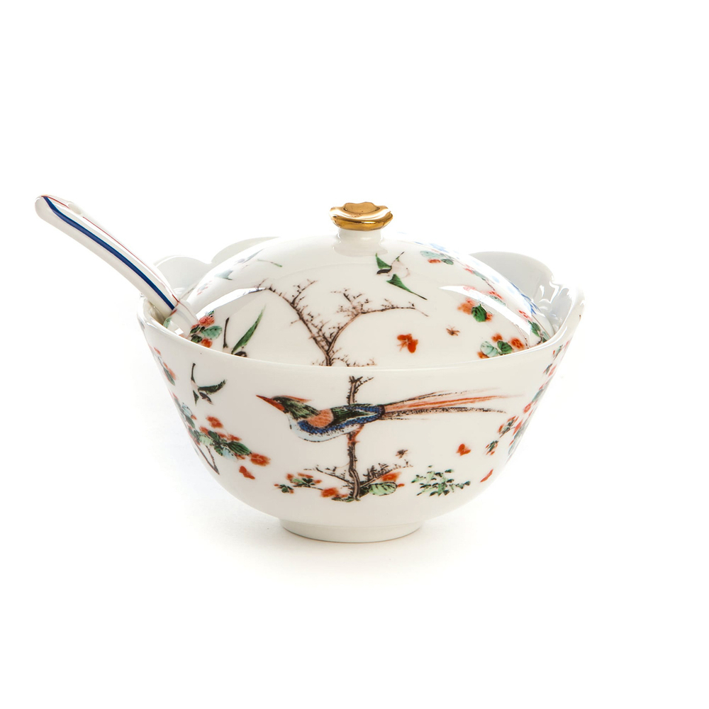 Сахарница с ложкой Seletti Hybrid Maurilia