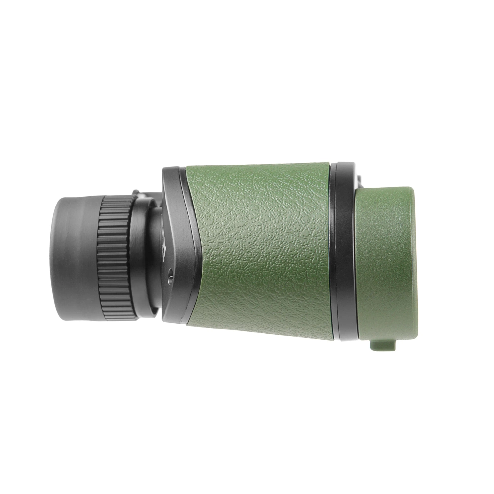 Бинокль Veber TITAN 7x32WP боковой вид с правой стороны, зеленый корпус