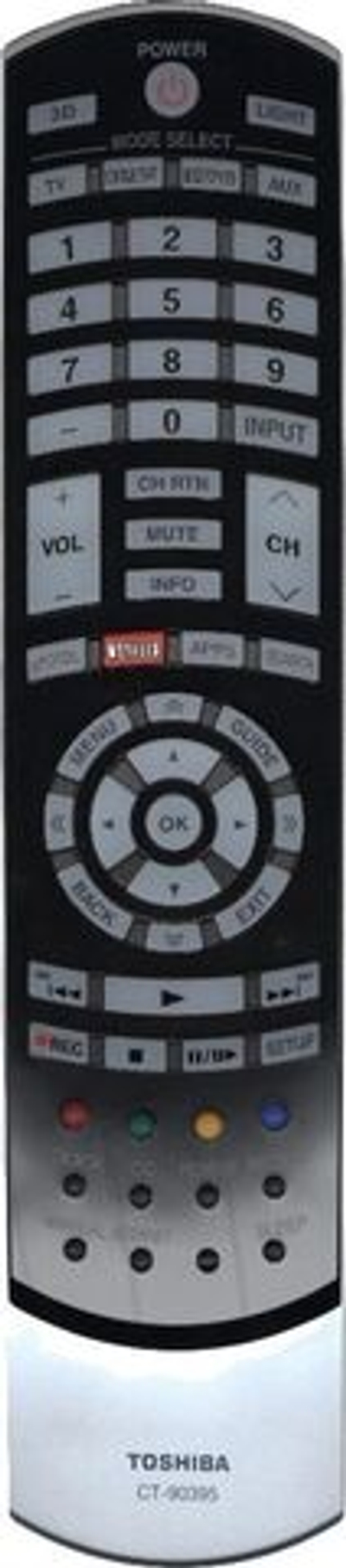 Пульт оригинал для Toshiba CT-90395 3D LCDTV NETFLIX