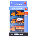Набор машинок ин.мет. Строители, 3шт. коробка