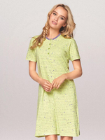 Хлопковая сорочка Drawing (Размер: M) (Цвет: лаймовый)