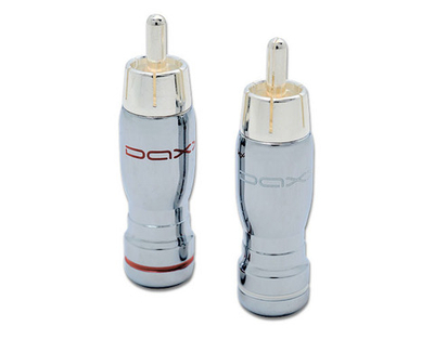 DAXX T98 Разъемы RCA типа 'папа' для распайки кабелей D=6.0мм -1шт-