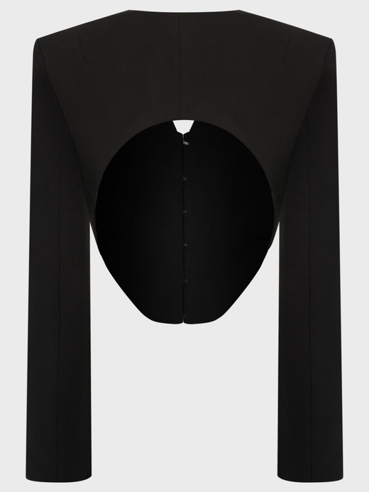 Жакет с открытой спиной