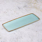 Блюдо керамическое «Tiffany Blue» 31*12*2см