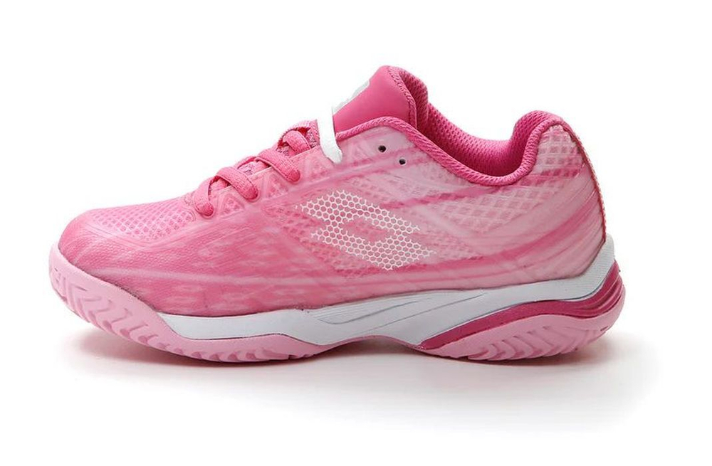 Детские Кроссовки теннисные Lotto Mirage 300 All Round Junior - дикая орхидея/белый/розовый