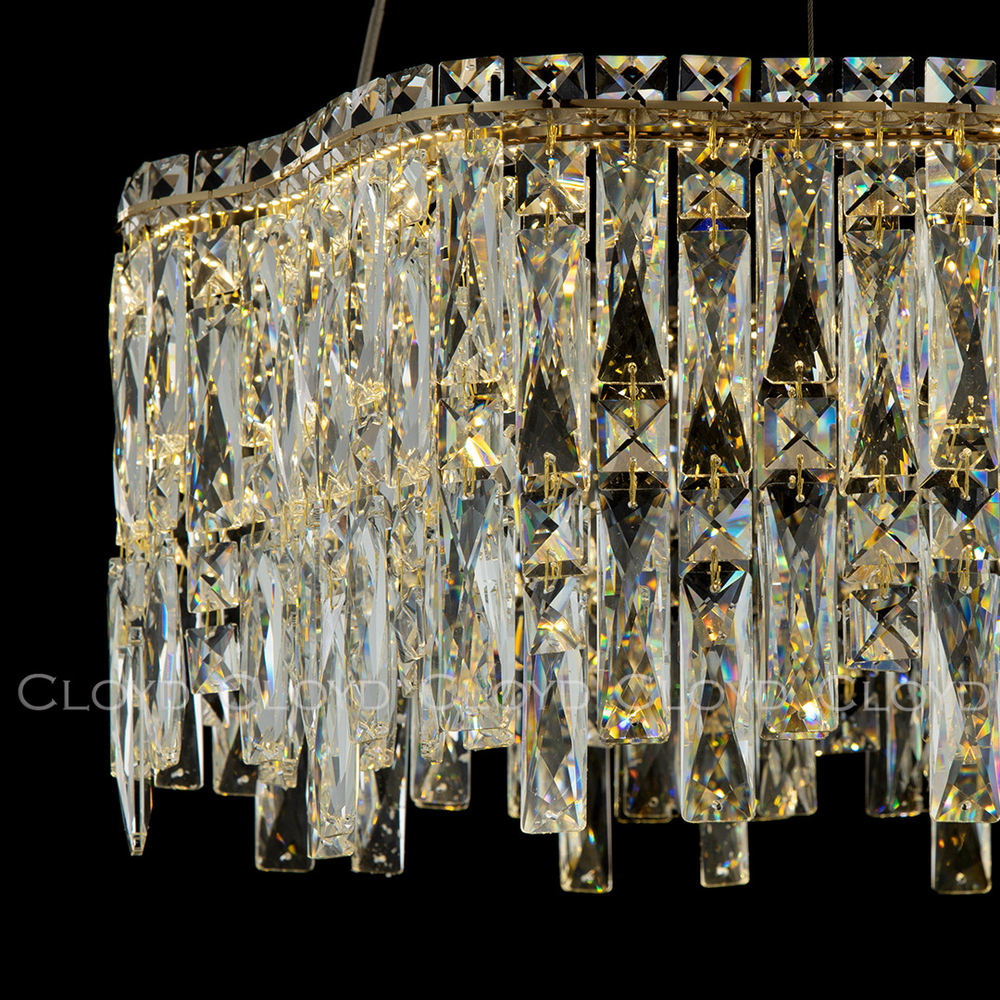 Люстра Cloyd ANTREA-A C1 / Ø48 см - золото (арт.11469)