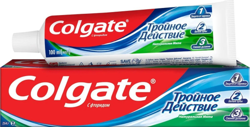 Зубная паста Колгейт Тройн.дейст 100мл