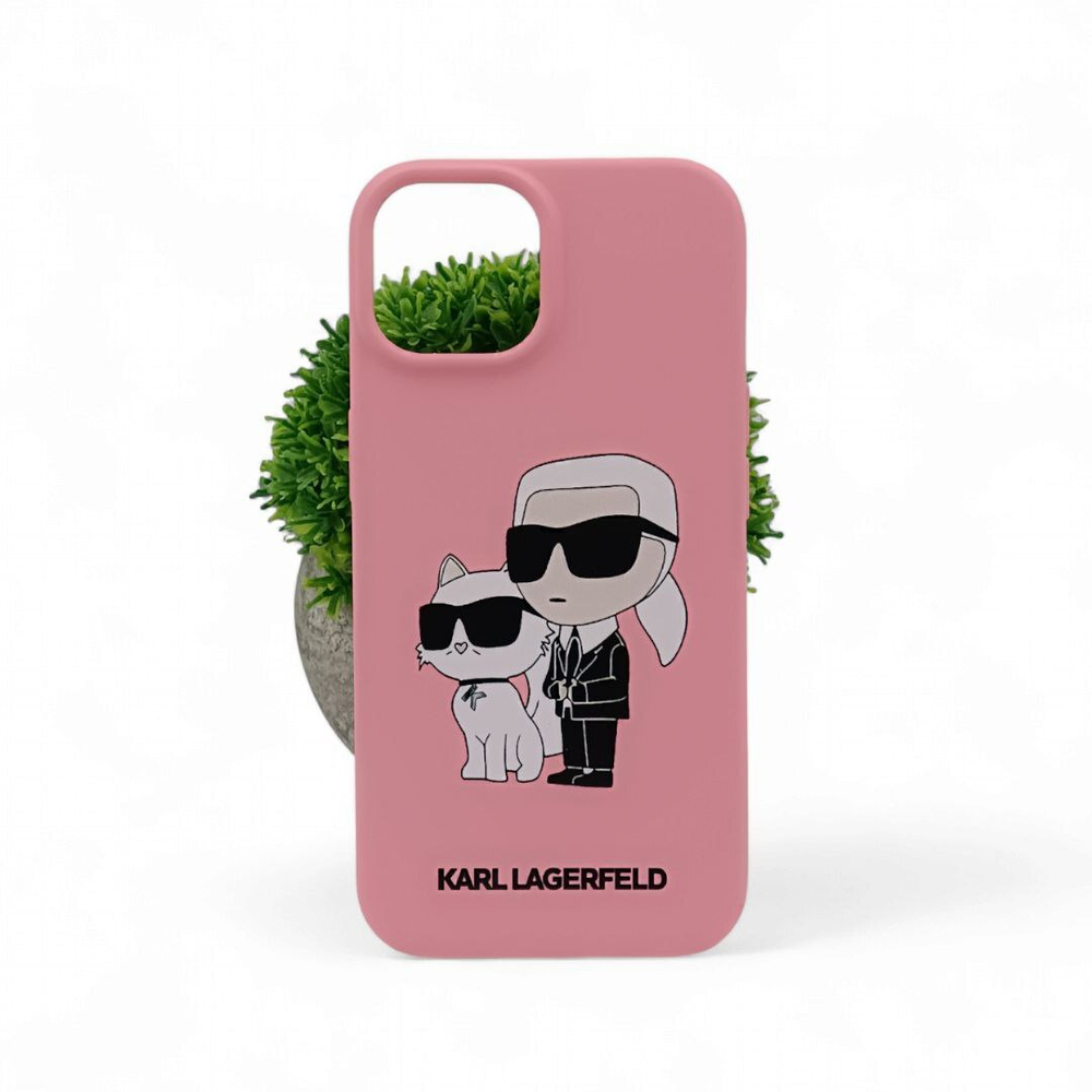 Silicone Case Karl Lagerfeld для iPhone 15 Pro Max
