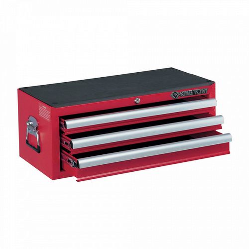 KING TONY (87421-3B) Ящик инструментальный, 3 полки, красный
