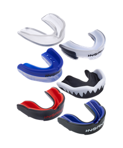 Капа 1-челюстная LEOPARD, ЭВА, синий/черный, взрослый