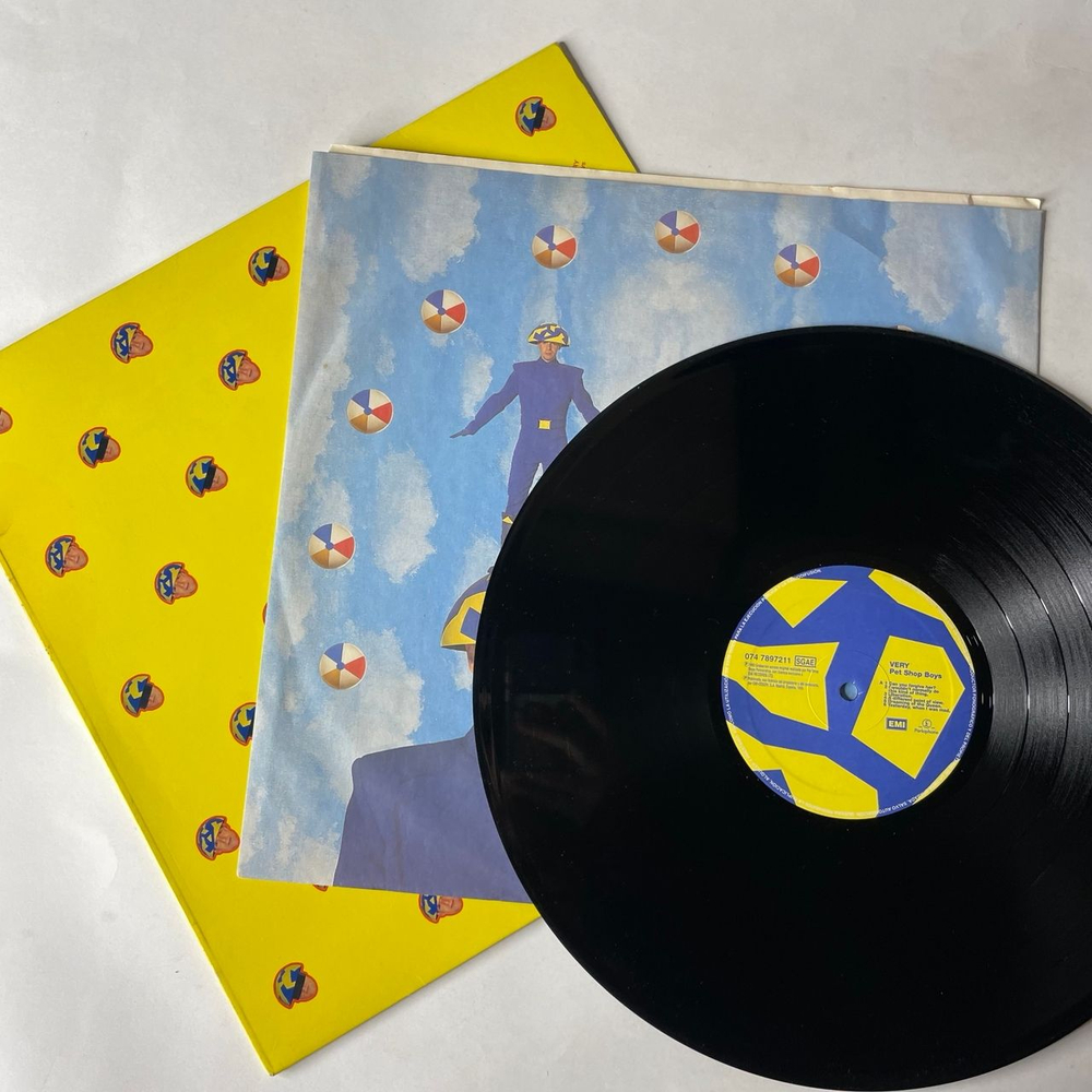 Винтажная виниловая пластинка LP Pet Shop Boys Very (Испания 1993)