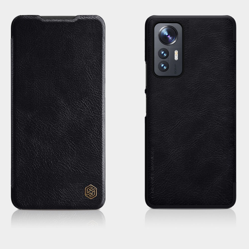 Кожаный чехол-книжка Nillkin Leather Qin для Xiaomi Mi 12 Lite