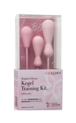 Набор вагинальных кегель из силикона Kegel Training Kit розовый