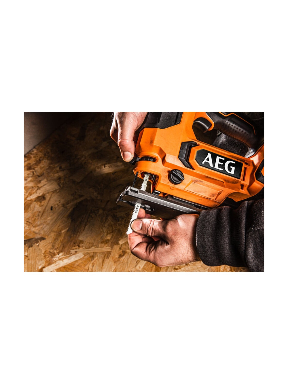 Лобзик AEG 18В BST18x2-0 4935492485