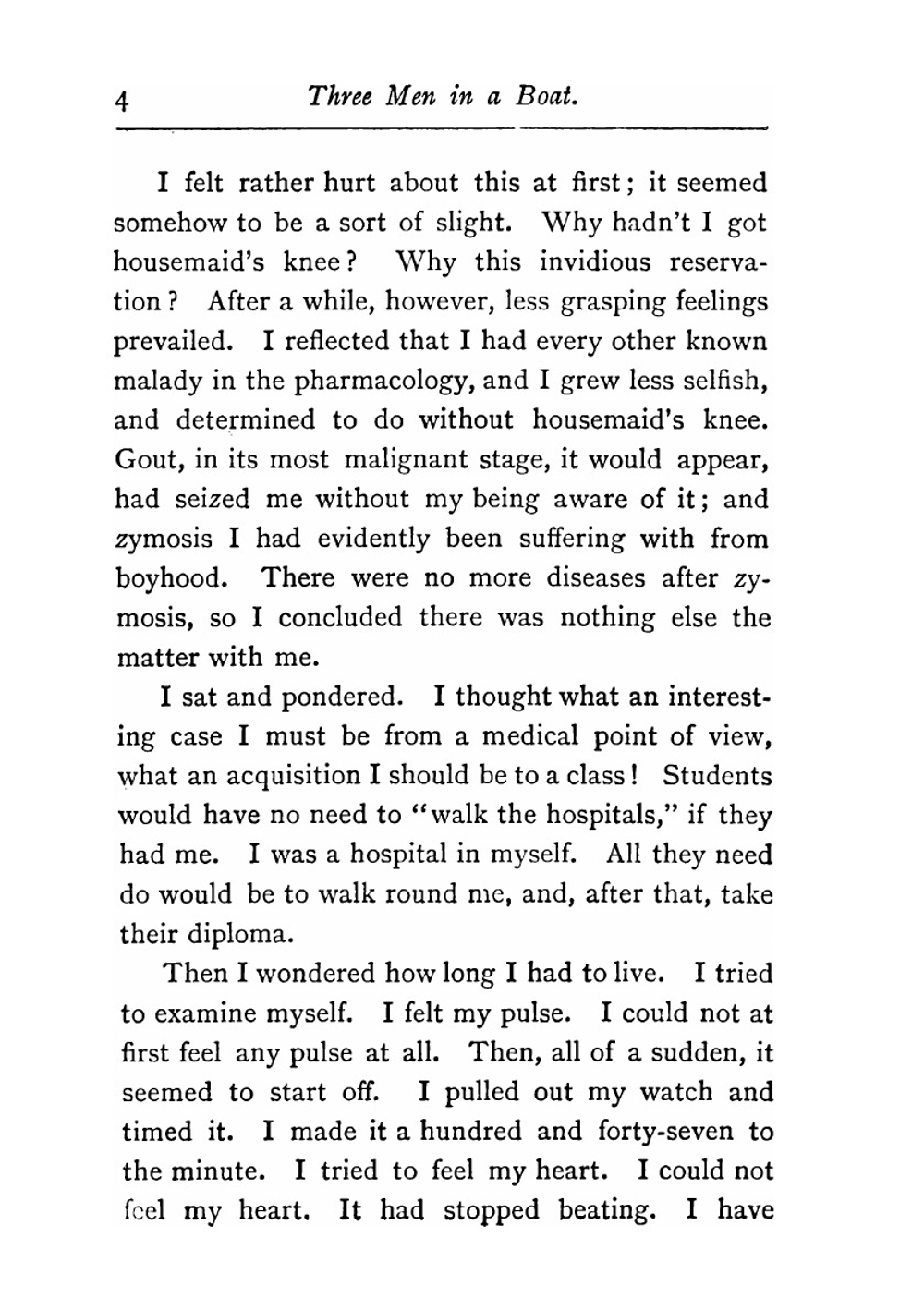 Three men in a boat. (to say nothing of the dog) | Jerome K. Jerome