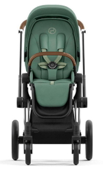 Коляска Cybex Priam IV Chrome Brown complete Cloud G Ocean Blue Plus Base G 4 в 1 Leaf Green