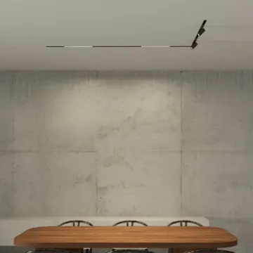 Комплект трековой системы LED 2*18W/2*9W 3000K-6000K для натяжных потолков SET SMART 03 чёрный Smart One Denkirs
