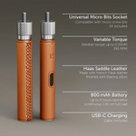 Lunar Artefacts Прецизионная электрическая отвертка Rota-Master Screwdriver Modernist Brown