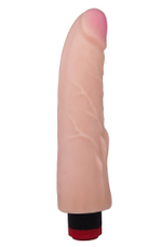 Вибратор-реалистик с шишечками у основания - 24,7 см.