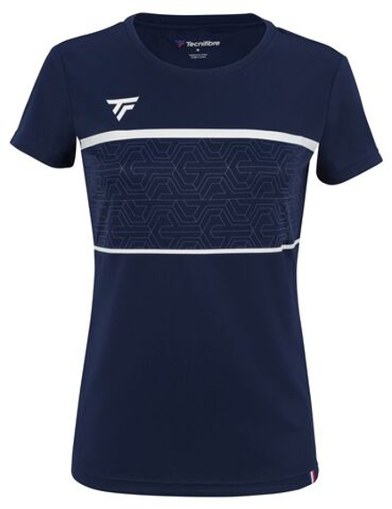 Женская теннисная футболка Tecnifibre Team Tech Tee - небесный