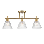 8188/3C COMFI LN25 190 латунь/прозрачный, металл/стекло Потолочный светильник E14 3*40W 220V VIVIAN