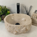 Раковина из мрамора Erozy Cream EM-65324 35*30*15 0868